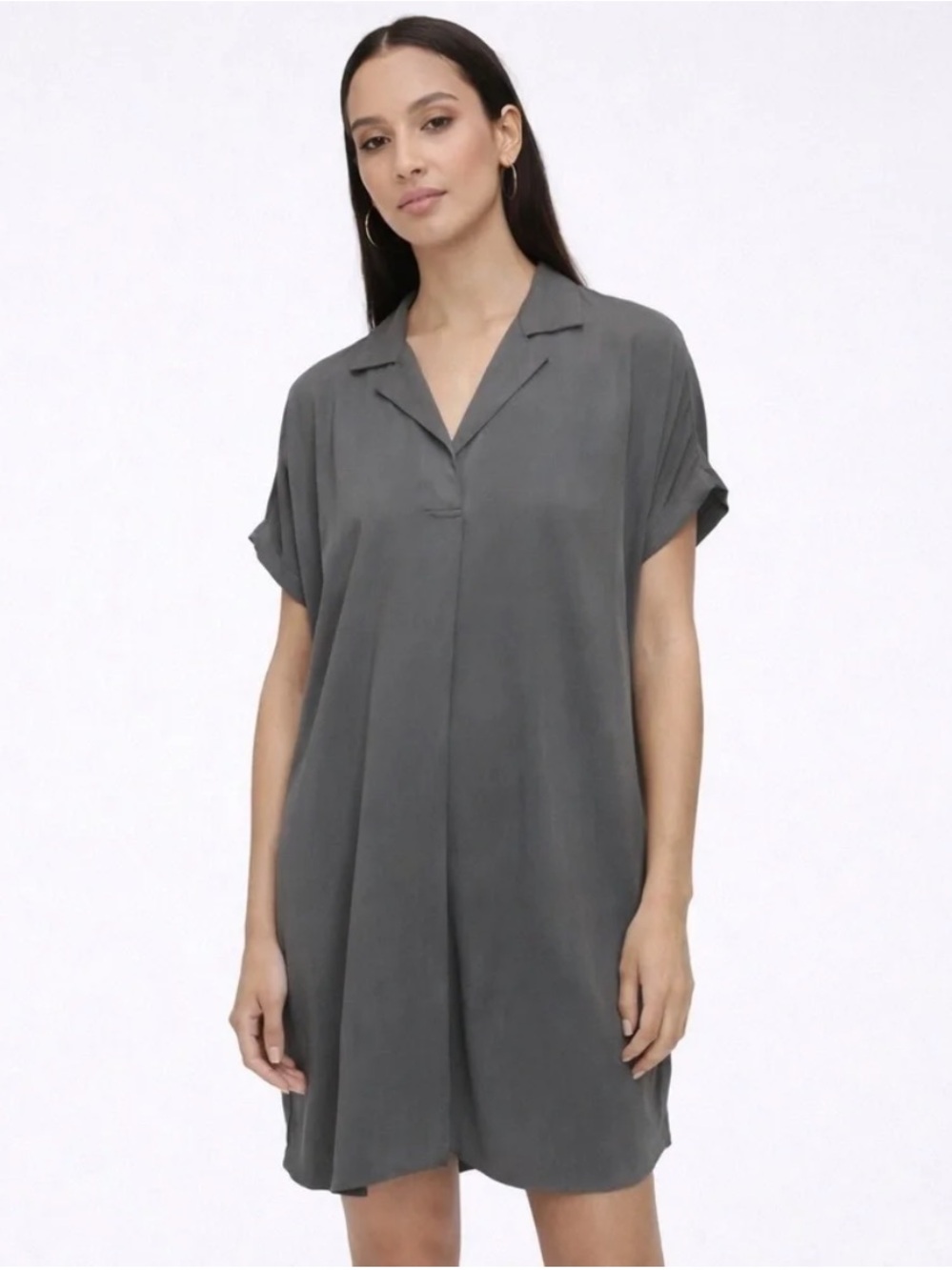 GAP Tencel popover shirtdress, size L-XL